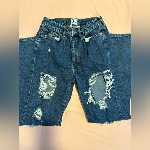 BDG High-Rise Blue Denim Jeans - Picture 1 of 2